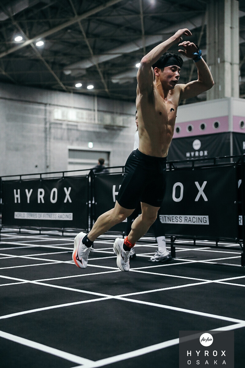 HYROXのBurpee Broad Jump